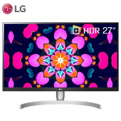 LG 27英寸 4K超高清 HDR10 广色域 Type-C 液晶显示器 FreeSync